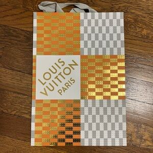 Louis Vuitton Gold and Orange Patterned Bag